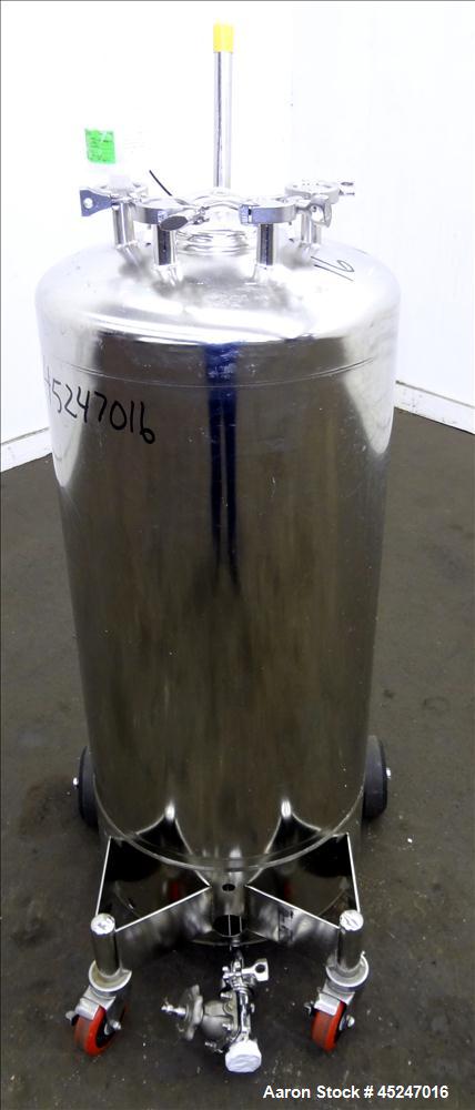 Used 36 Gallon Stainless Steel Alloy Products Pressure Tank