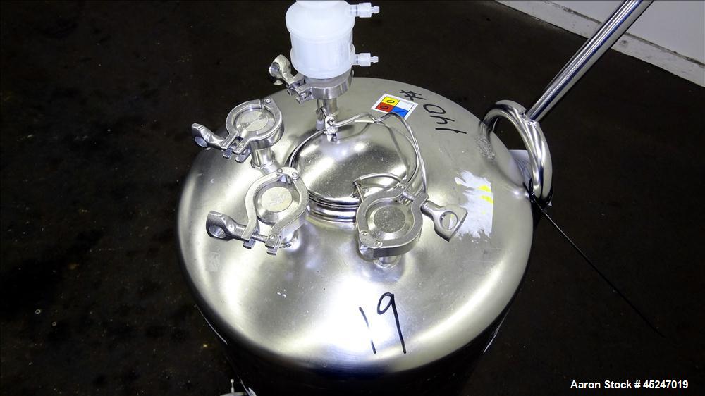 Used 36 Gallon Stainless Steel Alloy Products Pressure Tank