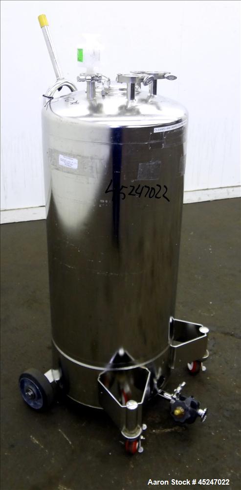 Used 36 Gallon Stainless Steel Alloy Products Pressure Tank