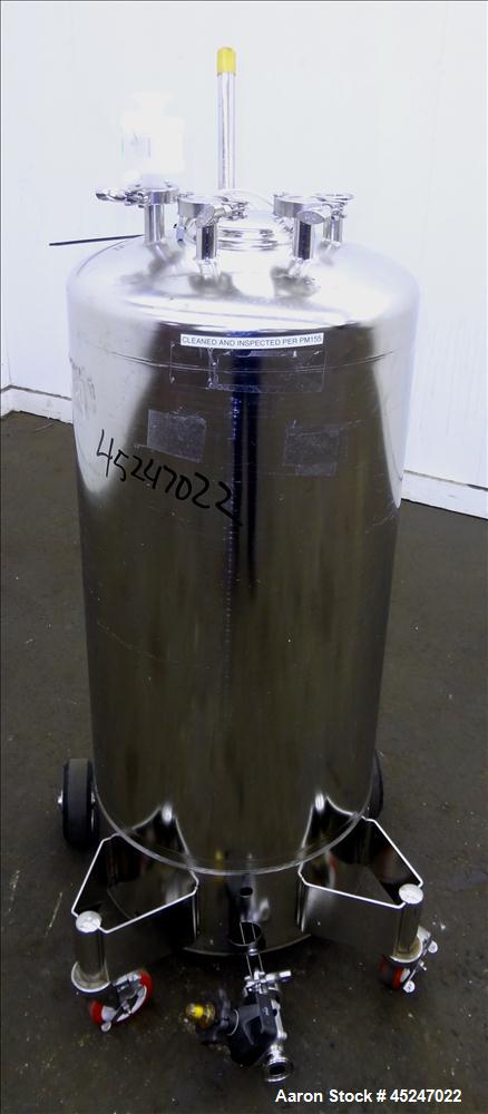 Used 36 Gallon Stainless Steel Alloy Products Pressure Tank