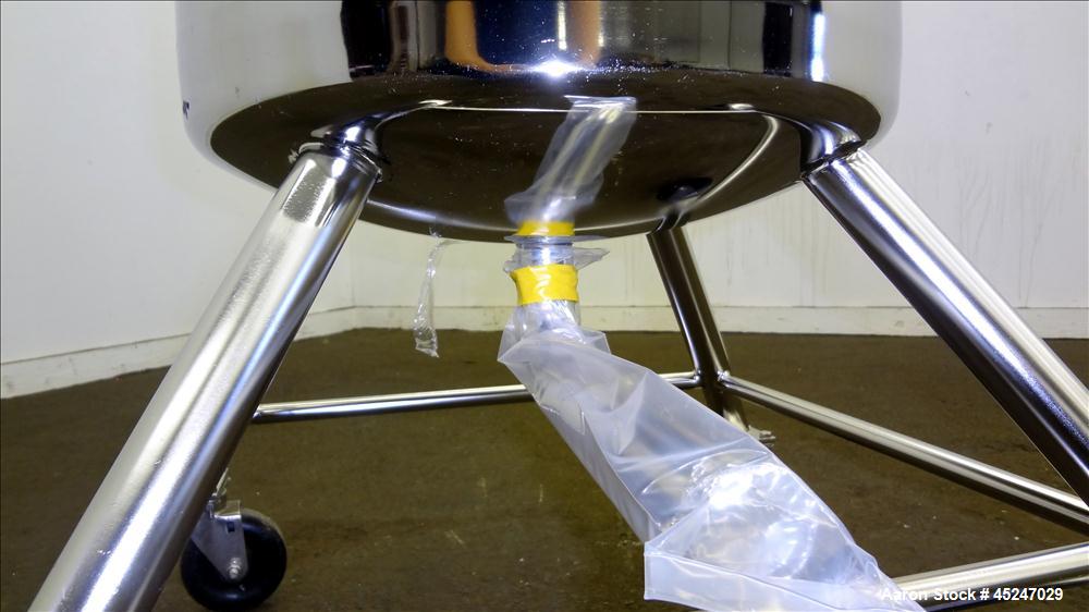 Used 36 Gallons Stainless Steel Alloy Products Pressure Tank