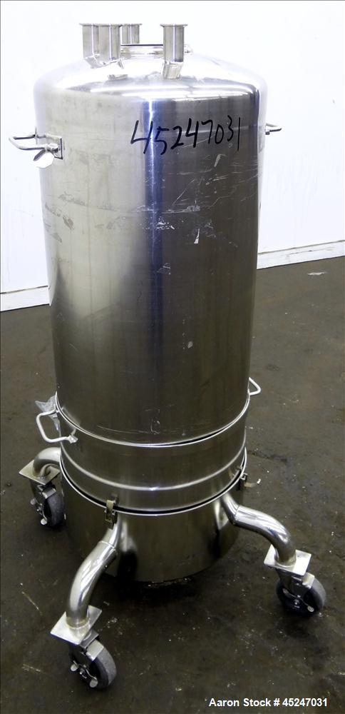 Used- 36 Gallons Stainless Steel Alloy Products Pressure Tank