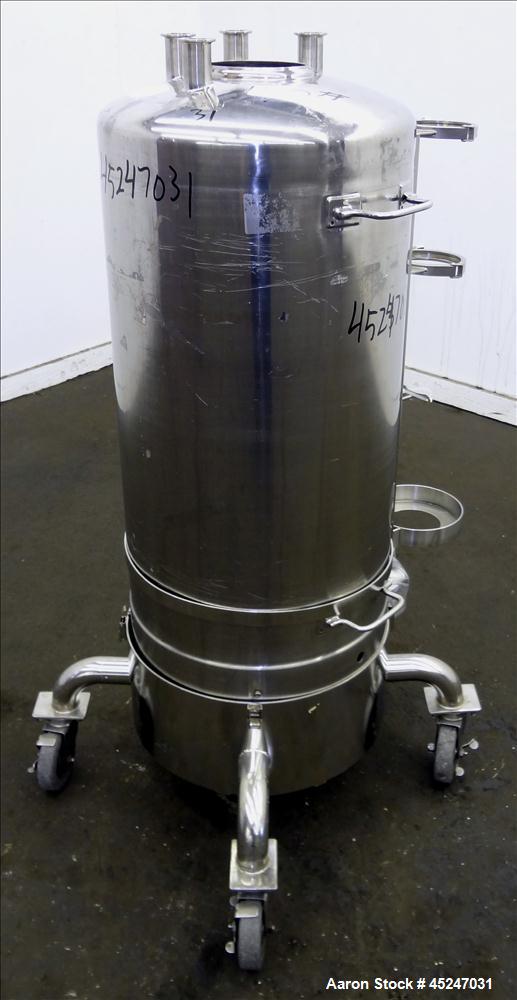 Used- 36 Gallons Stainless Steel Alloy Products Pressure Tank