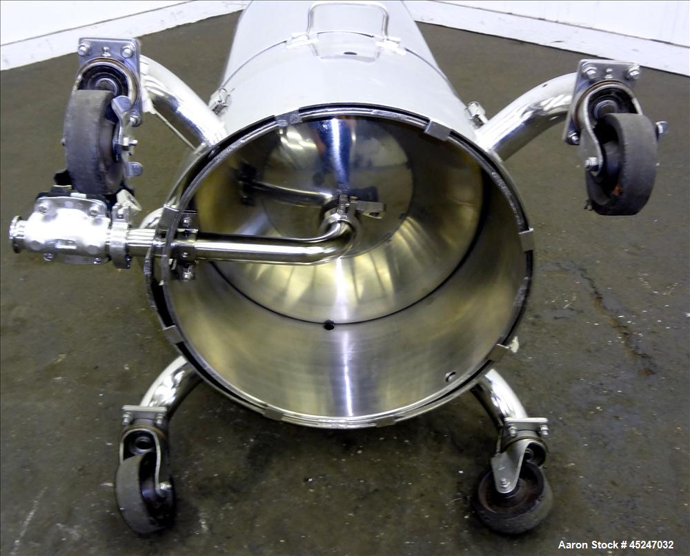 Used- 36 Gallon Stainless Steel Alloy Products Pressure Tank