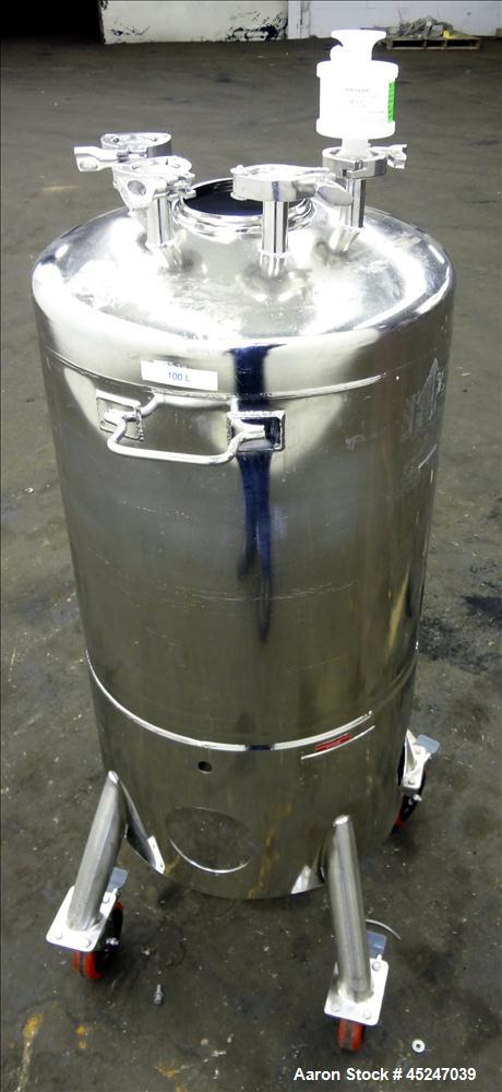 Used 26 Gallon Stainless Steel Alloy Products Pressure Tank
