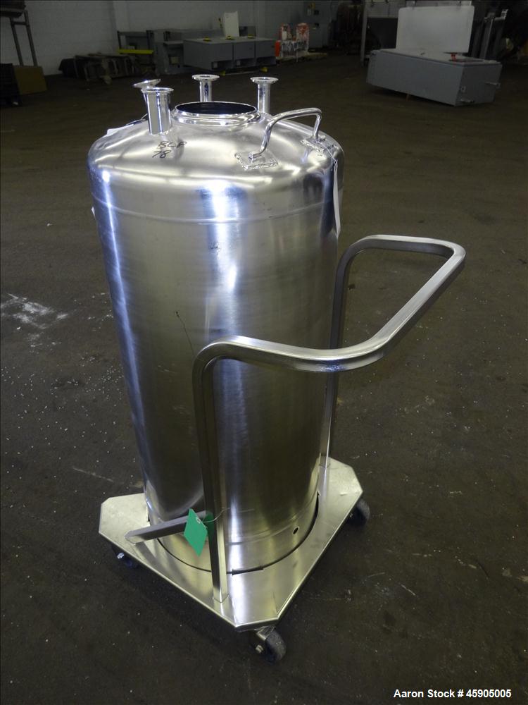 Used Alloy Products Pressure Tank, 30 Gallon, 316 Stainless Steel