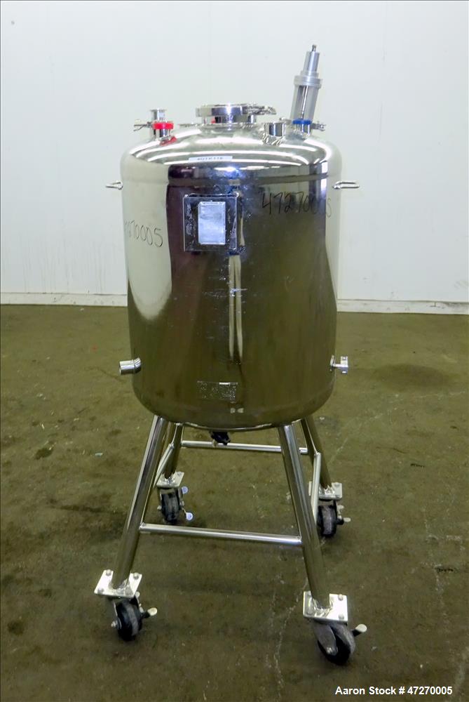 Used- Alloy Products Pressure Tank, Approximate 40 Gallons, 316L Stainless Steel