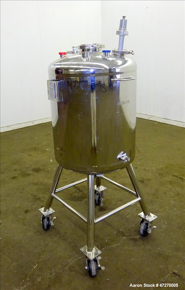 Used Alloy Products Pressure Tank, Approximate 40 Gallons, 316L Stainless Steel