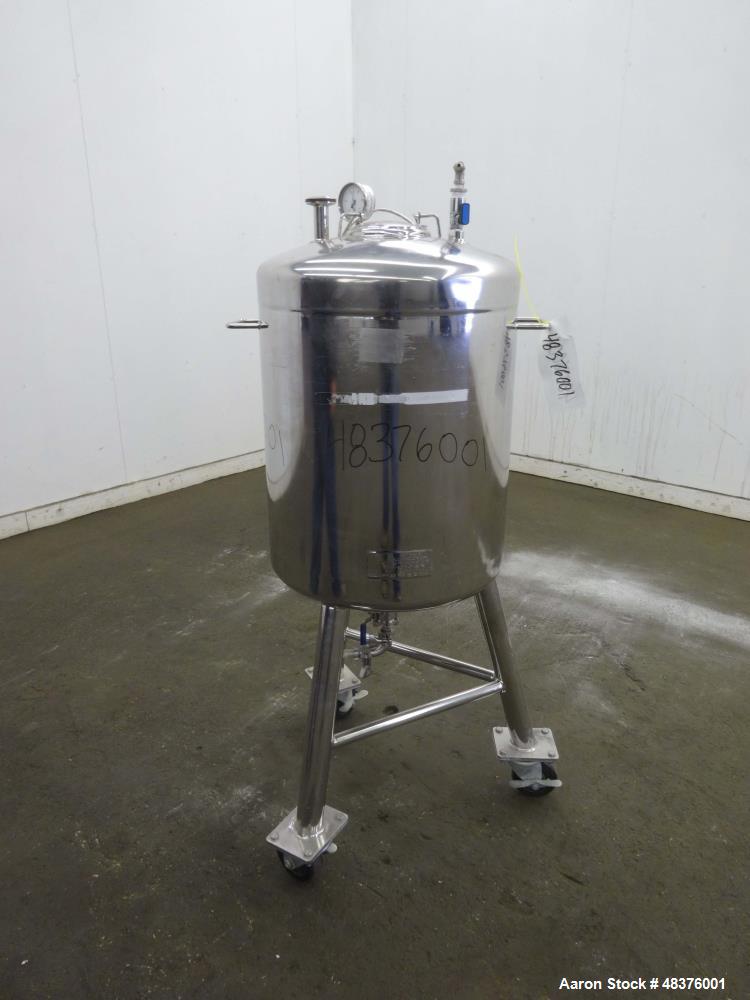 Used Alloy Products 25 Gallon Stainless Steel Pressure Tank