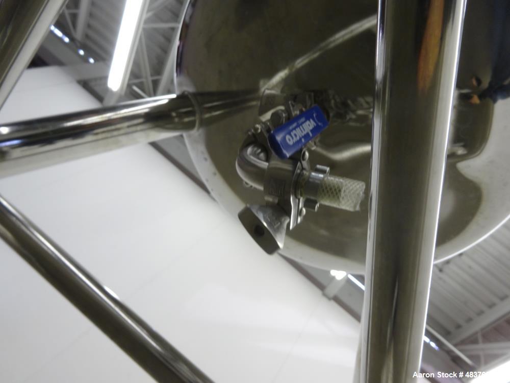 Used Alloy Products 25 Gallon Stainless Steel Pressure Tank
