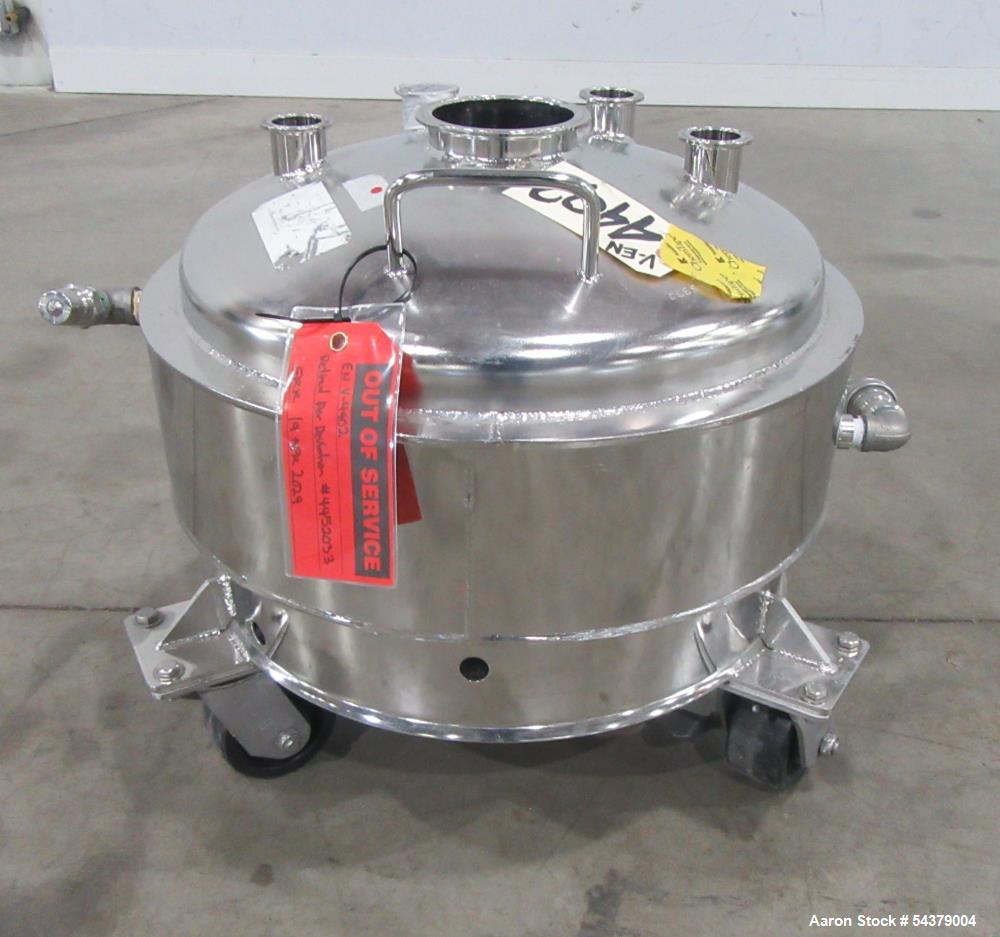 Alloy Products 32.9 Liter Stainless Steel Product Can – Jacketed Pressure Vessel