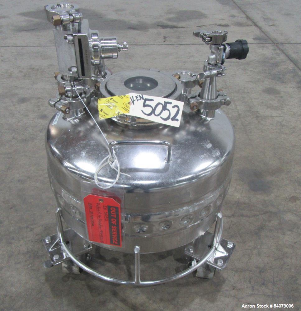 316L Stainless Steel Jacketed Tank – 8.4 Gallon Pressure Vessel