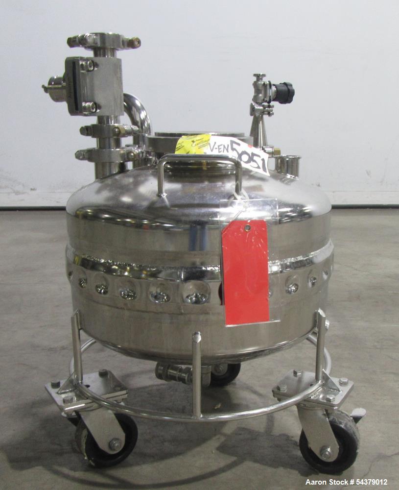 Used 31.8 Liter Stainless Steel Process Tank – Dual Jacket Pressure Vessel