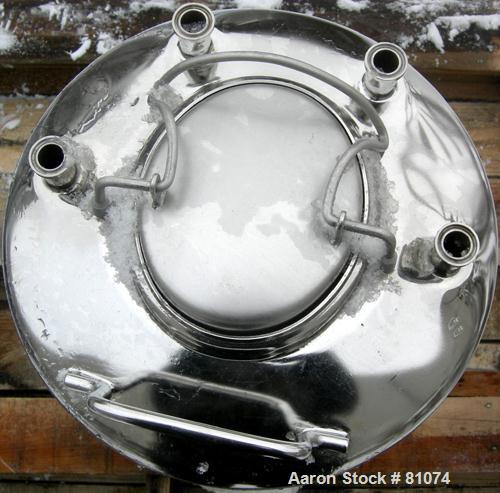 USED: 13 Gallon Stainless Steel Alloy Products Pressure Tank