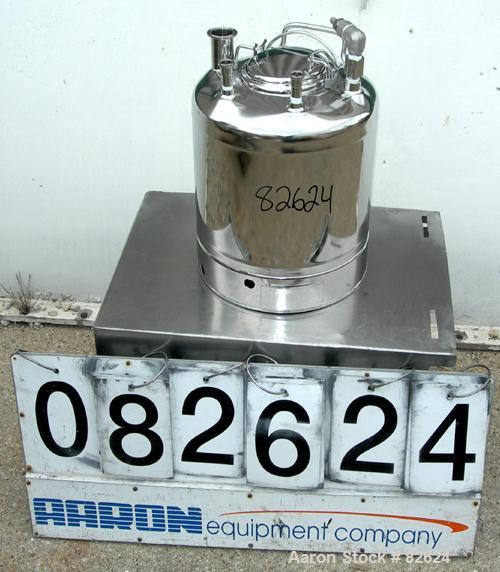 USED: 6 Gallons Stainless Steel Alloy Products Pharmaceutical-Hygienic Portable