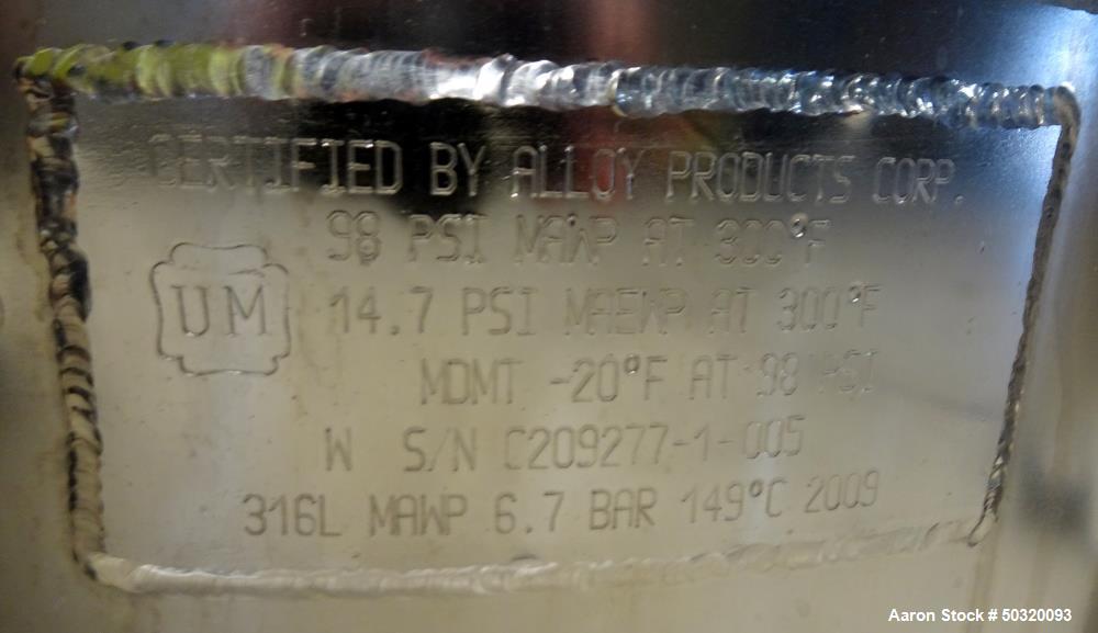 Used Alloy Products Pressure Tank