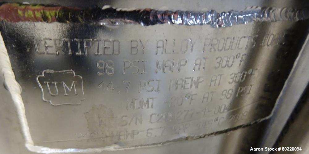 Used- Alloy Products Pressure Tank