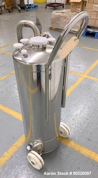 Used 316L Stainless Steel Alloy Products Pressure Tank, Approximate 42 Liter,