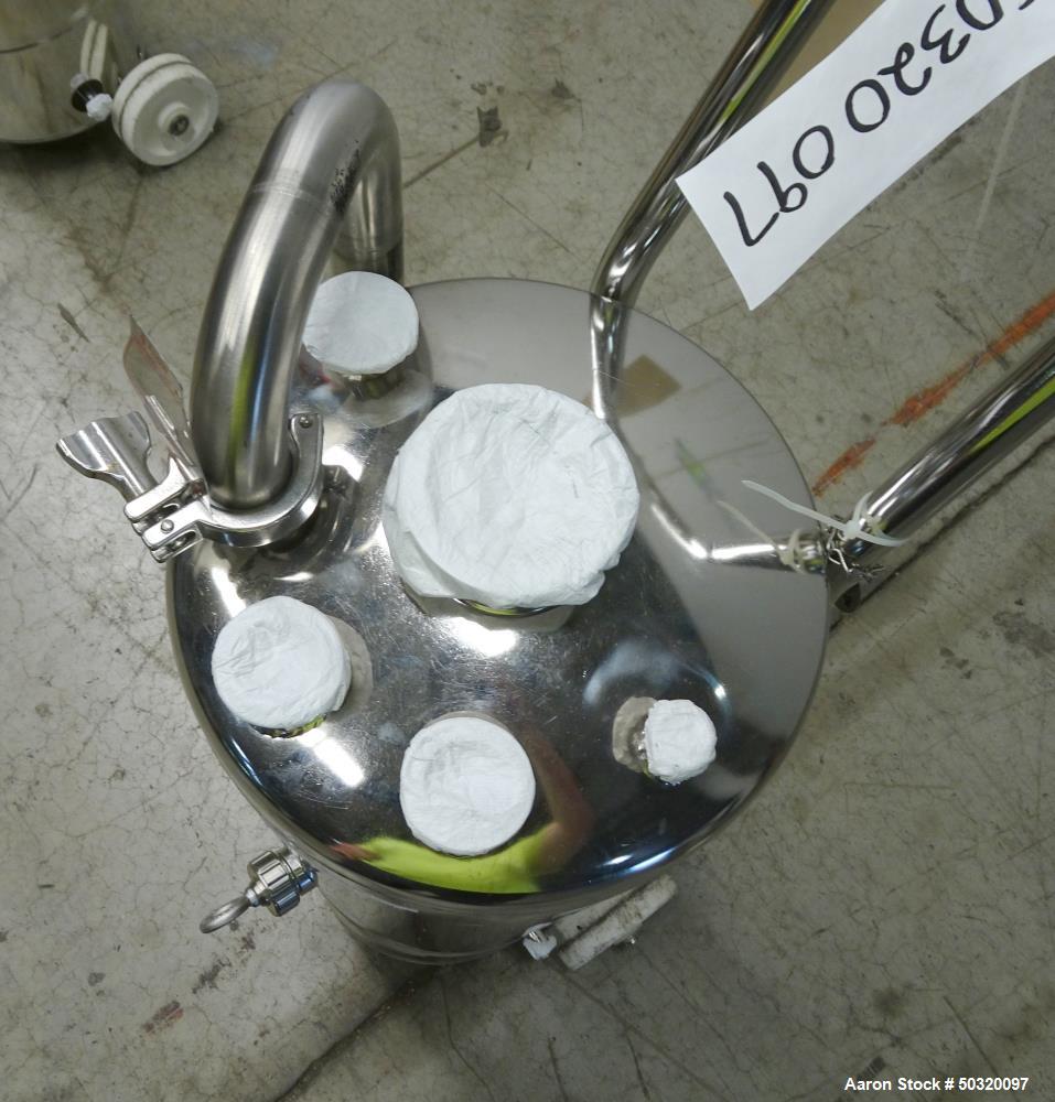 Used 316L Stainless Steel Alloy Products Pressure Tank, Approximate 42 Liter,