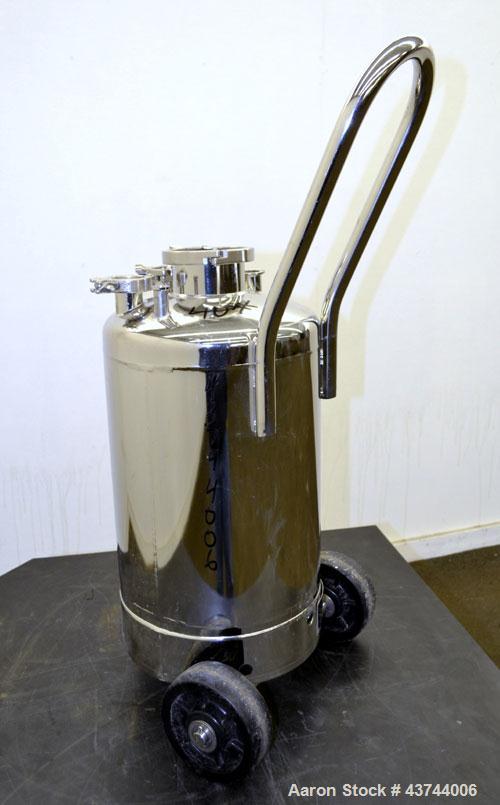 Used- 7 Gallon Stainless Steel Apache Stainless Pressure Tank