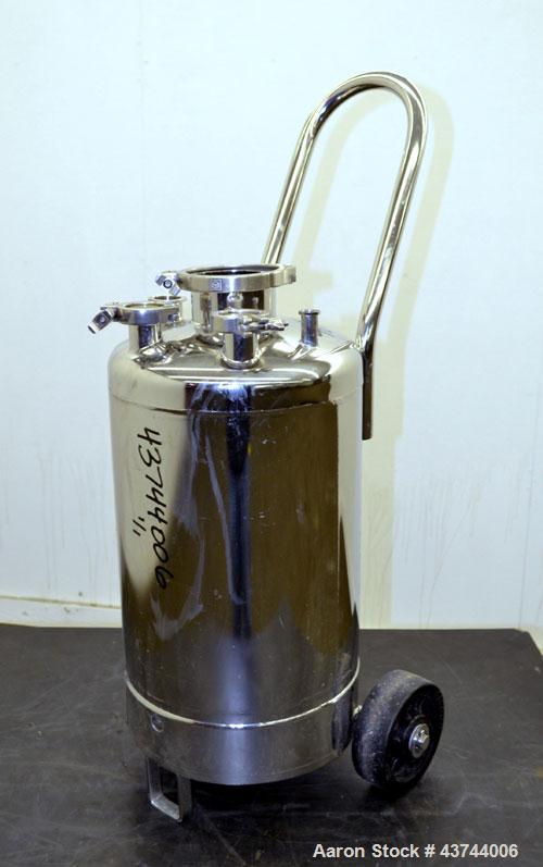 Used- 7 Gallon Stainless Steel Apache Stainless Pressure Tank