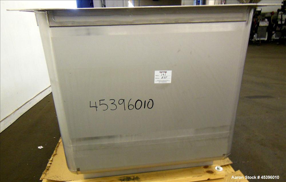 201 Gallon Stainless Steel Apache Stainless Equipment Square Gravity Filter Tank