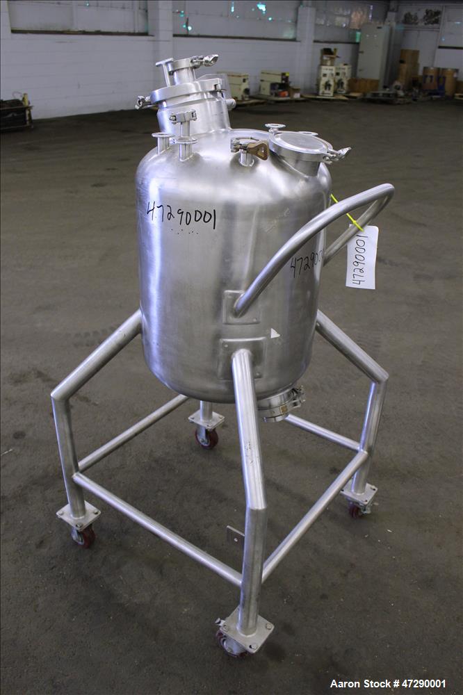 Used Apache Stainless Equipment Pressure Tank, Approximate 20 Gallon, 316L Stai