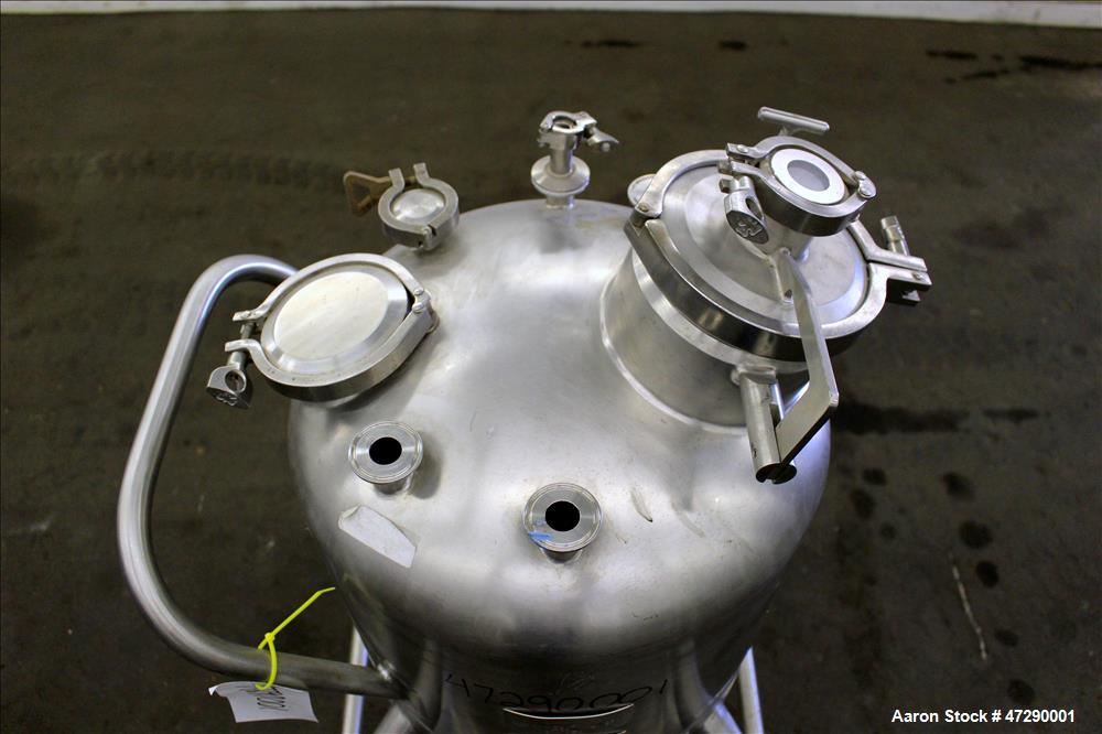 Used Apache Stainless Equipment Pressure Tank, Approximate 20 Gallon, 316L Stai