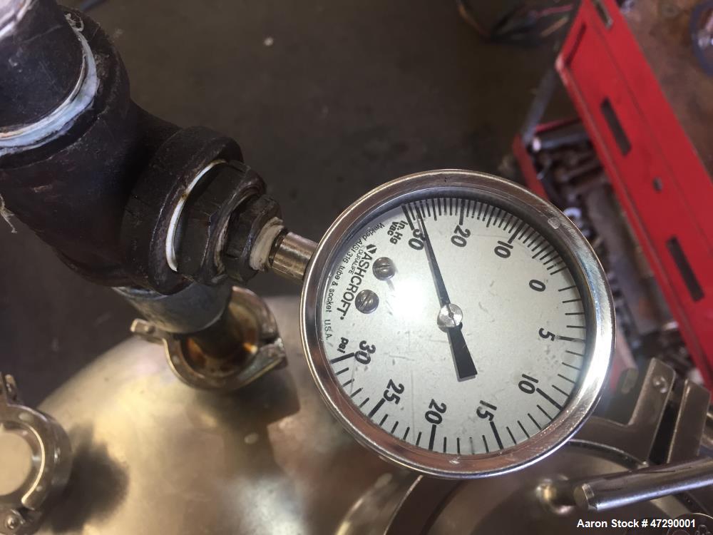 Used Apache Stainless Equipment Pressure Tank, Approximate 20 Gallon, 316L Stai