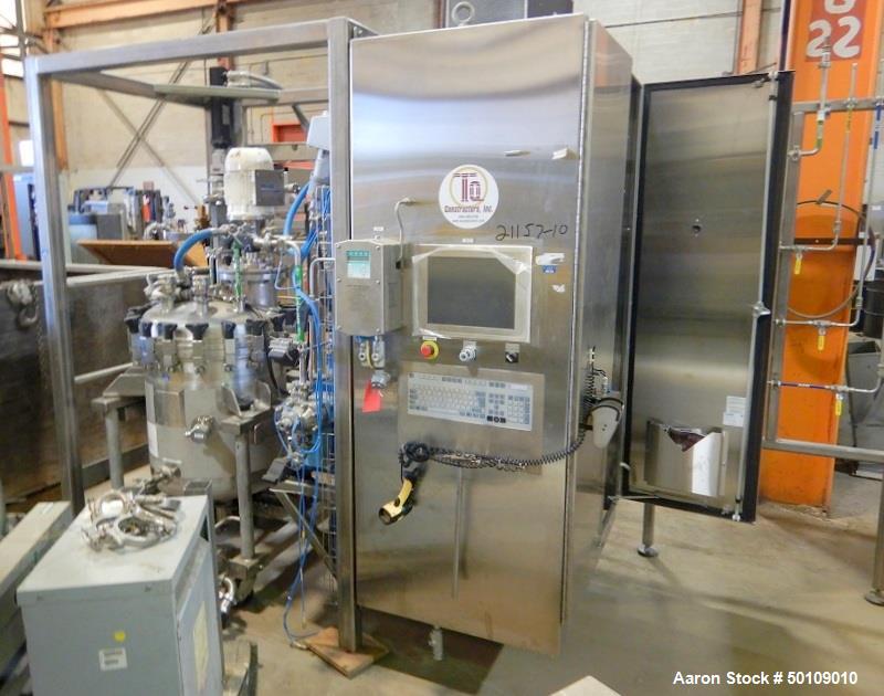 Used Apache Stainless Stainless Steel Pressure Tank with Agitation, 100 gallon,