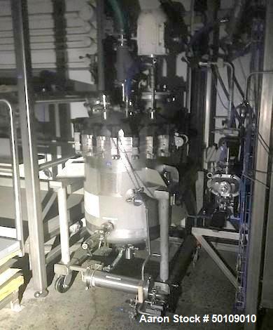 Used Apache Stainless Stainless Steel Pressure Tank with Agitation, 100 gallon,