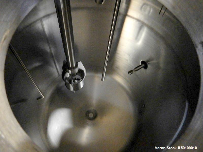Used Apache Stainless Stainless Steel Pressure Tank with Agitation, 100 gallon,