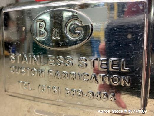 Used B&G Custom Pressure Tank, 150 Liters