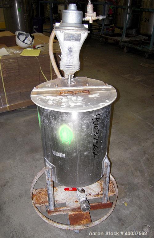 Used 15 Gallon Stainless Steel B&G Tank, Model 25DD