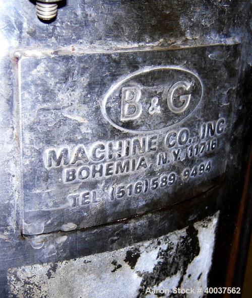 Used 15 Gallon Stainless Steel B&G Tank, Model 25DD