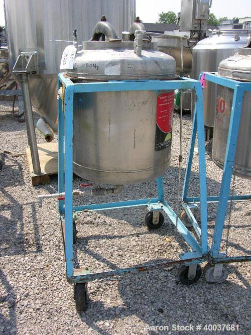 Used- 50 Gallon Stainless Steel Brighton Pressure Tank