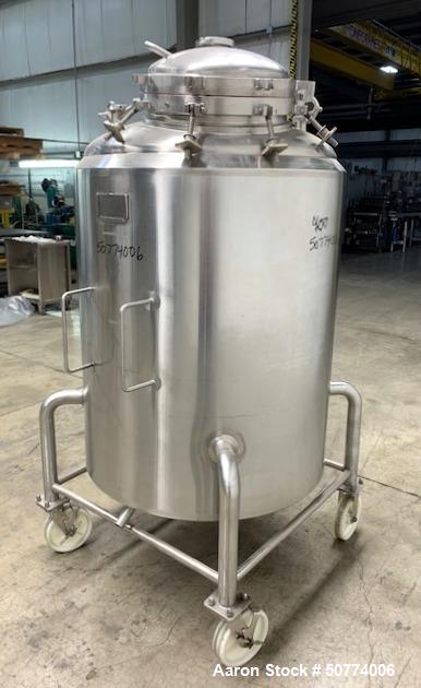 Used- Cherry Burrell Pressure Tank, 750 Liters