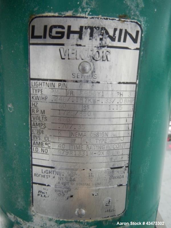 Used 70 Gallon Stainless Steel Cherry Burrel Mix Tank