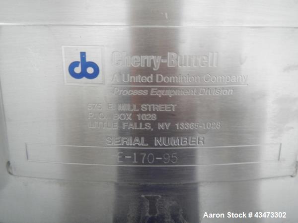 Used 70 Gallon Stainless Steel Cherry Burrel Mix Tank