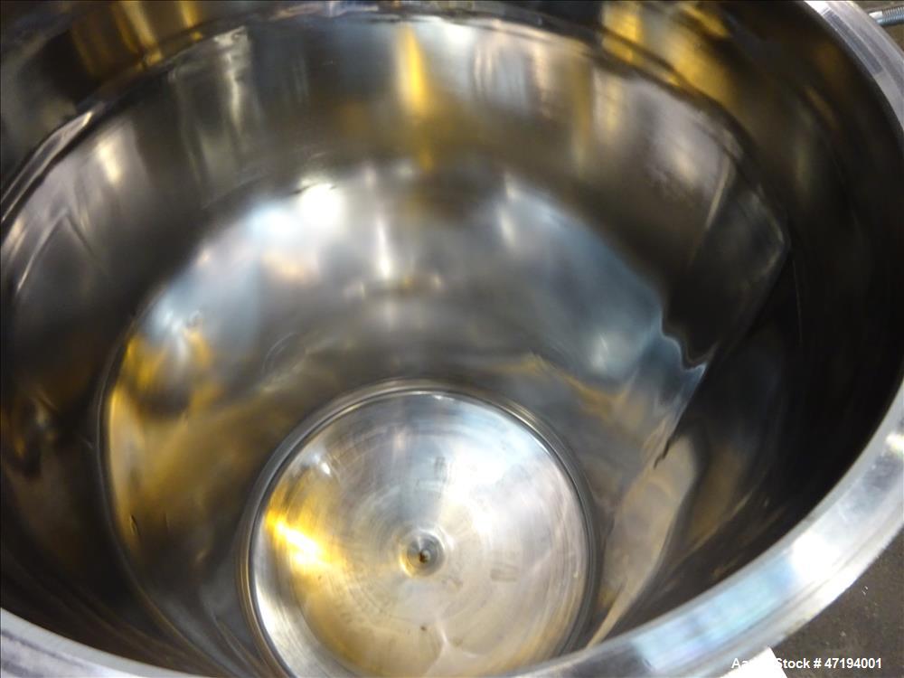 Used Cherry Burrell Portable Tank, 68.5 Gallon (250 liters), 316 Stainless Stee