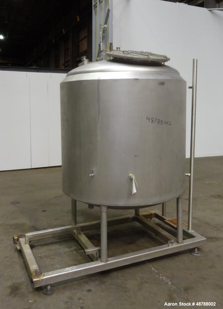 Used Cherry-Burrell Jacketed Tank, Approximately 350 Gallon, 316 Stainless Stee