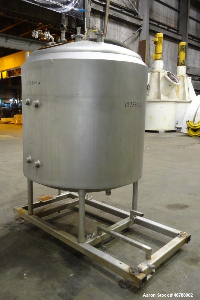 Used Cherry-Burrell Jacketed Tank, Approximately 350 Gallon, 316 Stainless Stee