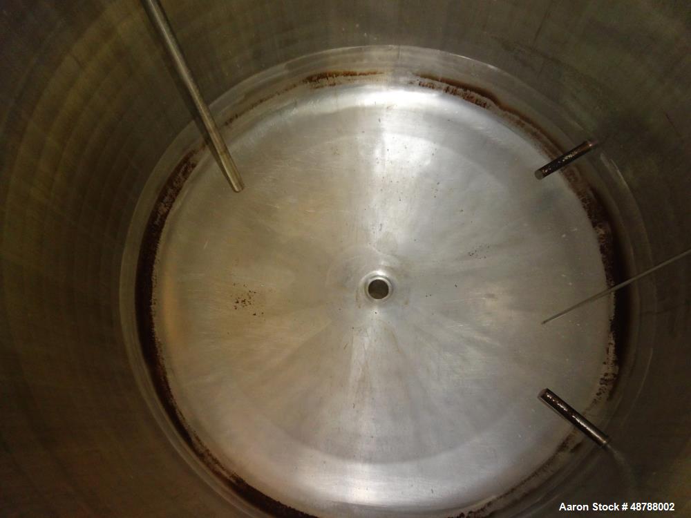 Used Cherry-Burrell Jacketed Tank, Approximately 350 Gallon, 316 Stainless Stee