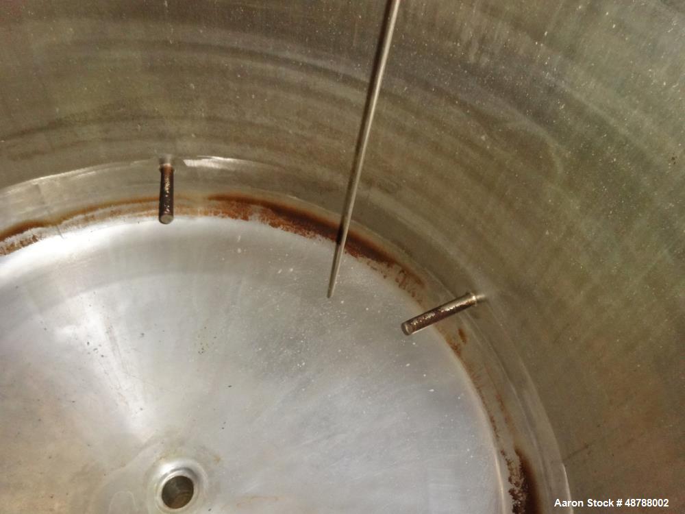 Used Cherry-Burrell Jacketed Tank, Approximately 350 Gallon, 316 Stainless Stee