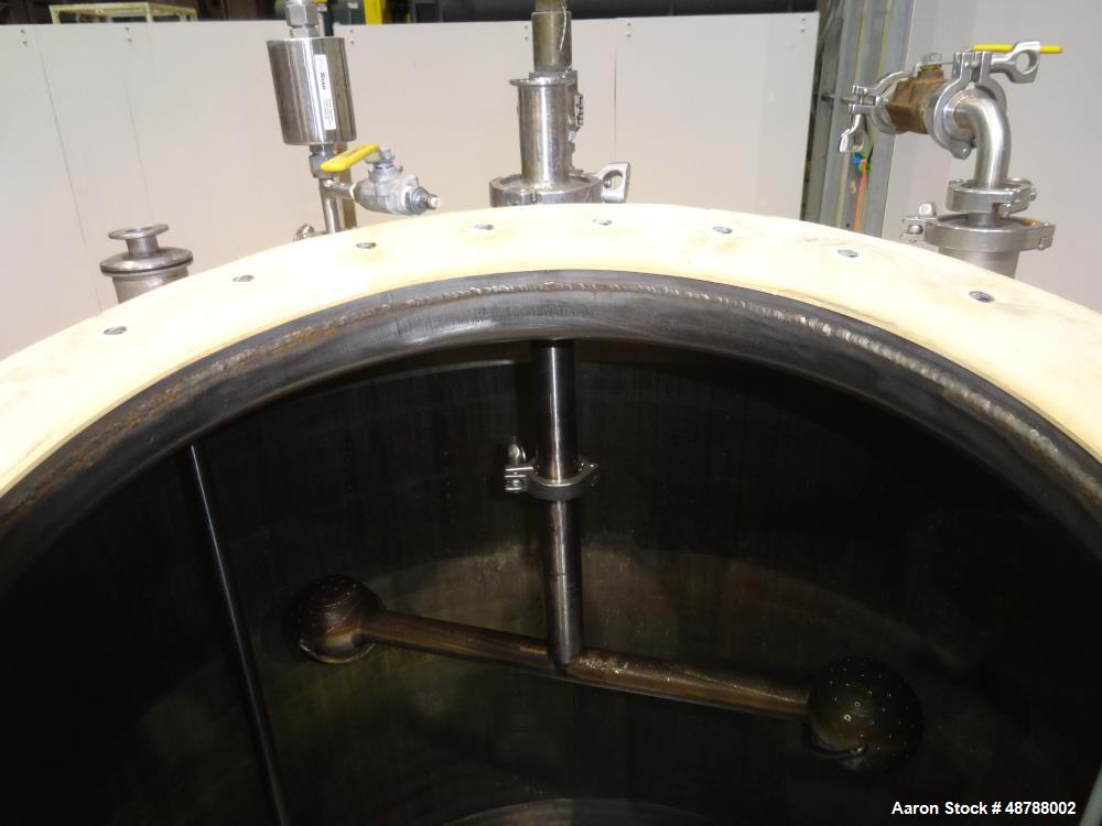 Used Cherry-Burrell Jacketed Tank, Approximately 350 Gallon, 316 Stainless Stee