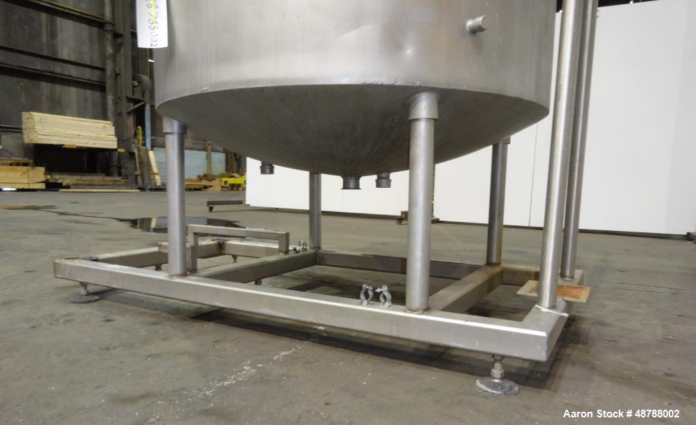 Used Cherry-Burrell Jacketed Tank, Approximately 350 Gallon, 316 Stainless Stee