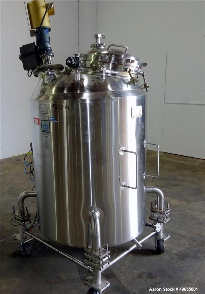 Used Cherry Burrell 700 Liter / 184 gallon Reactor, Stainless Steel.