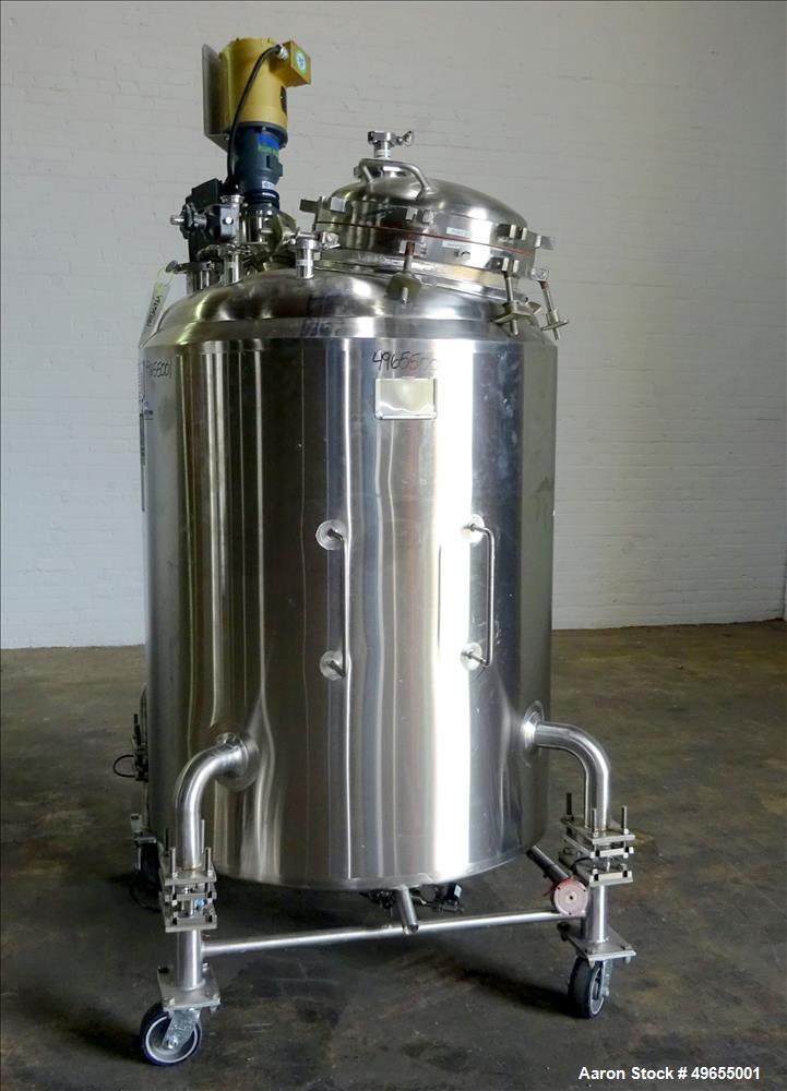 Used Cherry Burrell 700 Liter / 184 gallon Reactor, Stainless Steel.