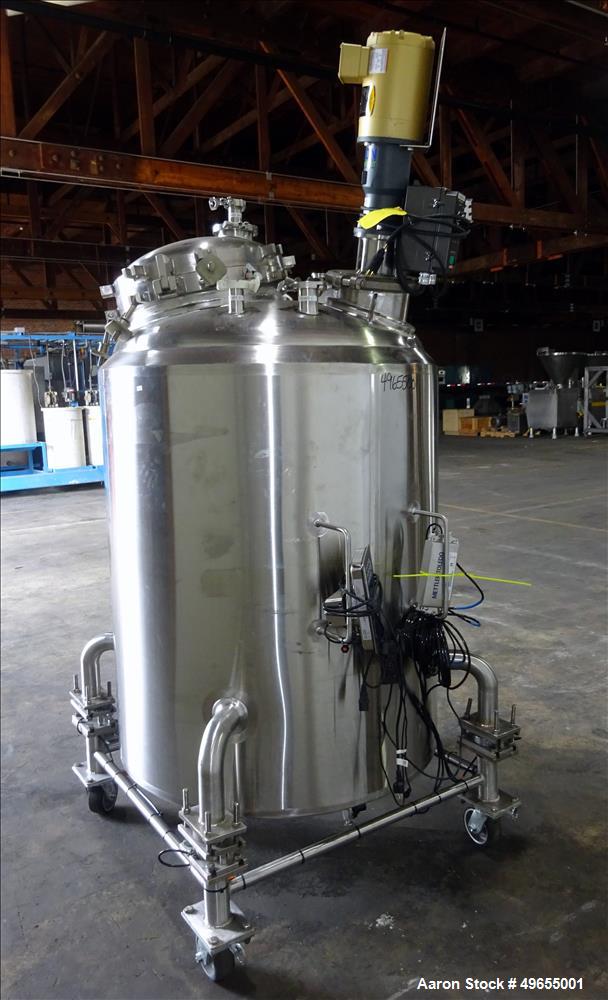 Used Cherry Burrell 700 Liter / 184 gallon Reactor, Stainless Steel.