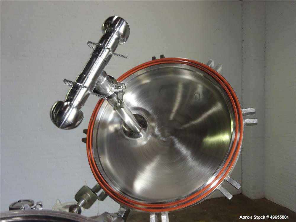 Used Cherry Burrell 700 Liter / 184 gallon Reactor, Stainless Steel.